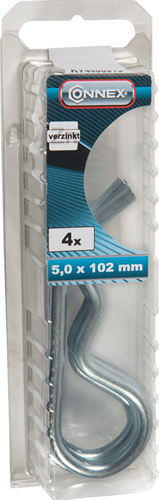 Connex spring retaining clips 5x60mm * 4pcs vz - ky4400013