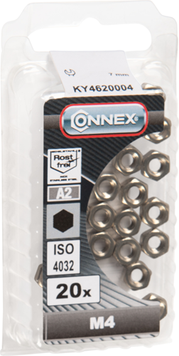 Dado esagonale Connex m4 20pz a2 - ky4620004