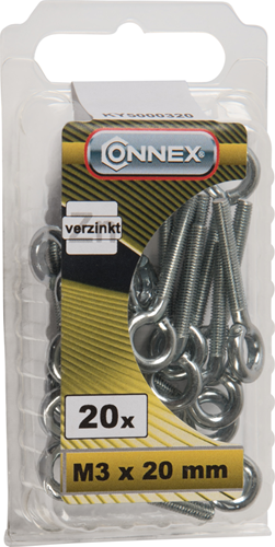 Connex cáncamo m3x20 20 piezas vz - ky5000320