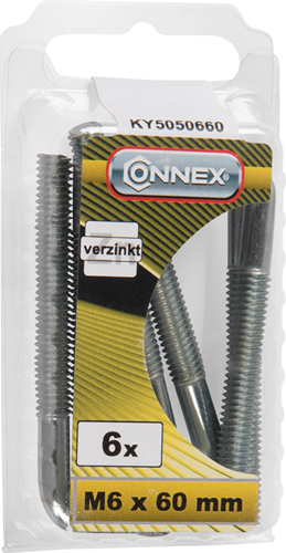 Connex clamp bolt m6x60 6 pcs vz - ky5050660