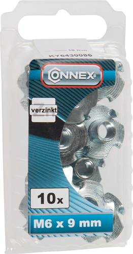 Connex tuerca de impacto con ganchos m6x9 10uds vz - ky6430086