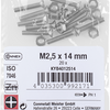 Connex metaalschroef pk m2,5x14 vz ph 20st - kyb4012514