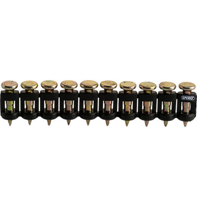 Chiodi in acciaio Spero 15mm | 500 pezzi, cemento, acciaio, pietra, ecc. per pistole sparachiodi a gas – spc615mm