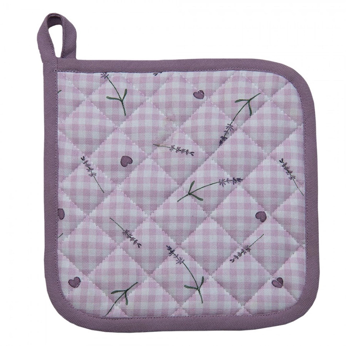 Clayre eef pannenlap lavendel 20x20cm