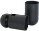 Portalampada e27 nero opaco liscio - 6042701