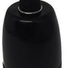 Portalampada e27 porcellana nera - 6042951
