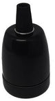 Portalampada e27 porcellana nera - 6042951