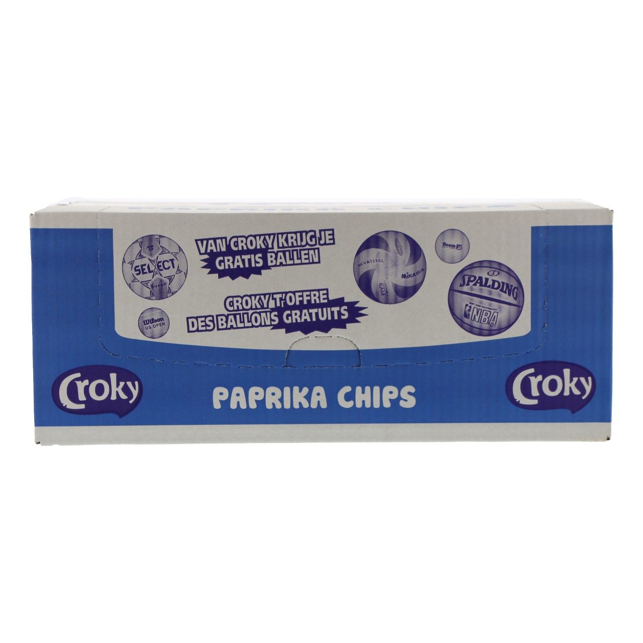 Patatine Croky alla paprika (12x 100gr)