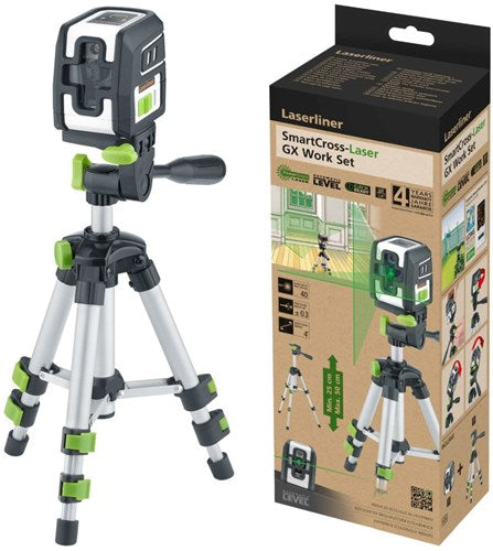Set da lavoro Laserliner smartcross laser green cross line laser gx - 036.733e