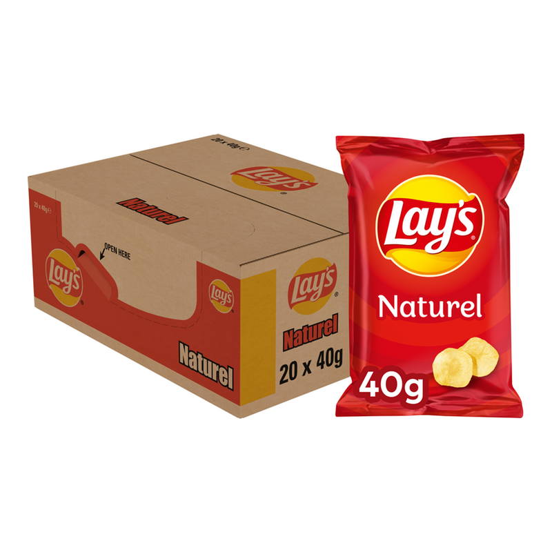 Patatine Lay's al naturale (20x40gr)