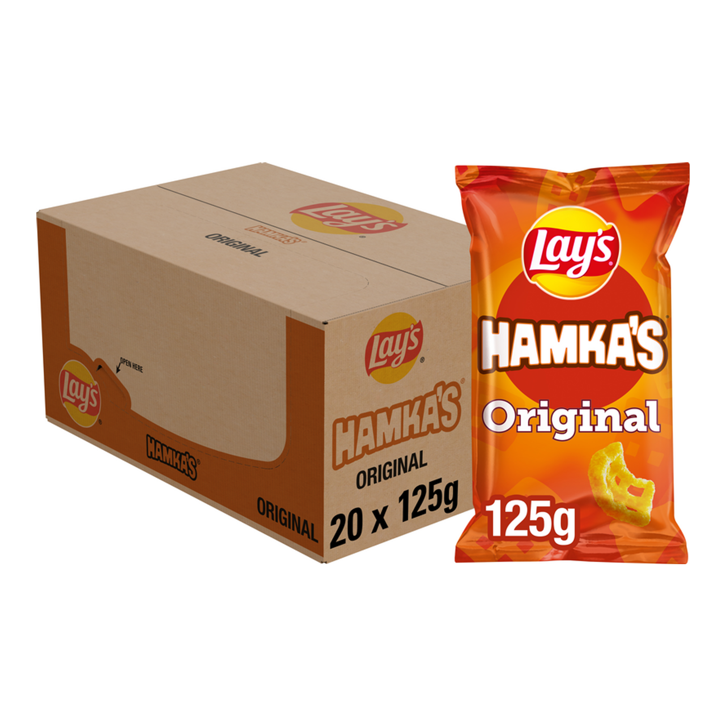 Lay's lays hamkas originale (20x 125gr)