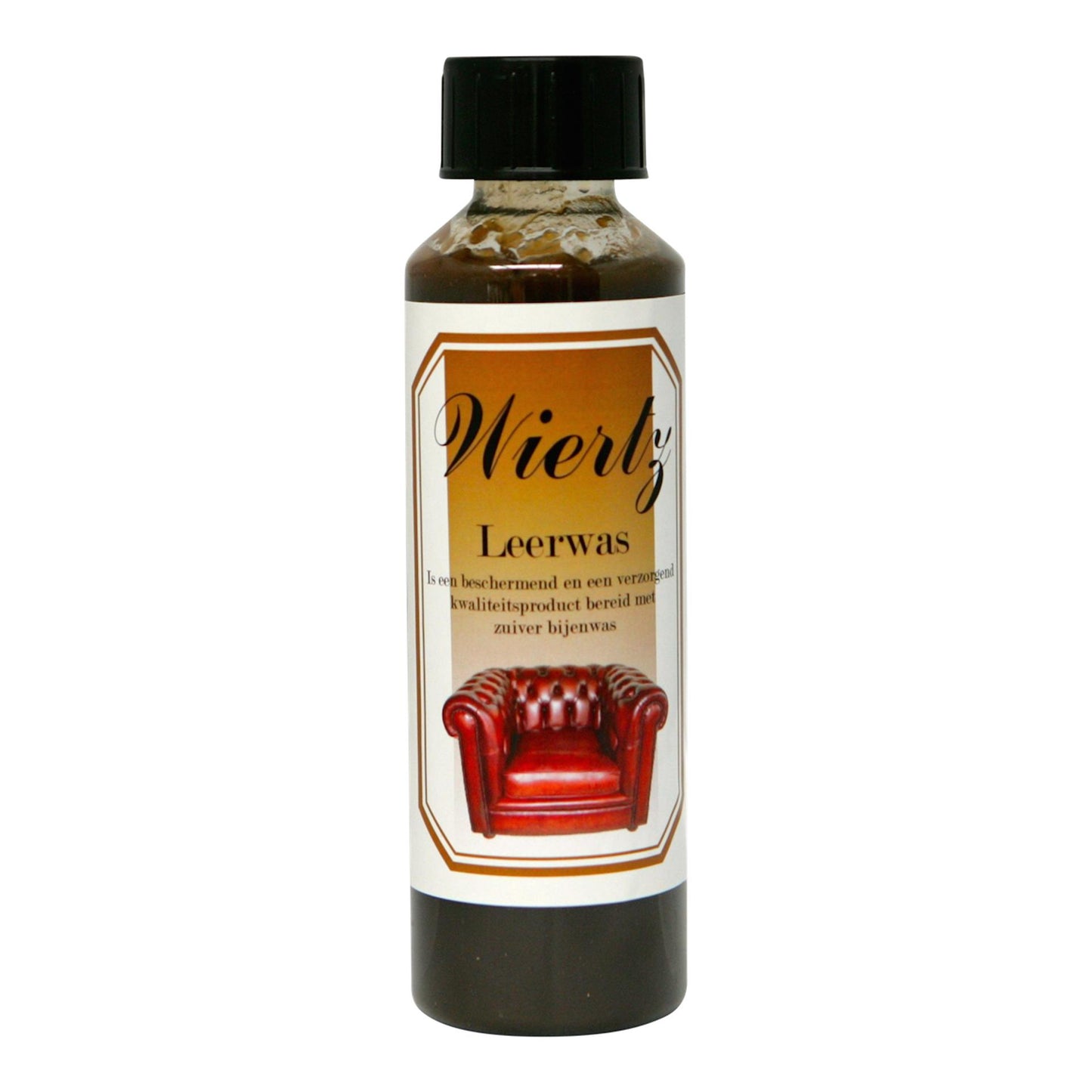 Wiertz cera para cuero marrón 250ml