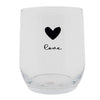 Bicchiere Clayre Eef Cuore ø8x9cm 300ml