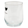 Bicchiere Clayre Eef Cuore ø8x9cm 300ml