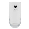 Clayre Eef Long Drink Cuore in Vetro 280ml