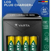 Varta lcd batterijlader lcd met 4x2100ma aa batterij - 3512391