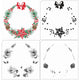 Nellie's choice • layered clear stamps kerstkrans