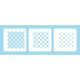 Nellie's choice • layered combi stencil set eastern oval 3stuks