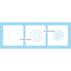 Nellie's choice • set of 3 layered combi stencils set mandala-1