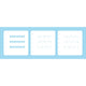 Nellie's choice • layered combi stencil set party-1 3stuks