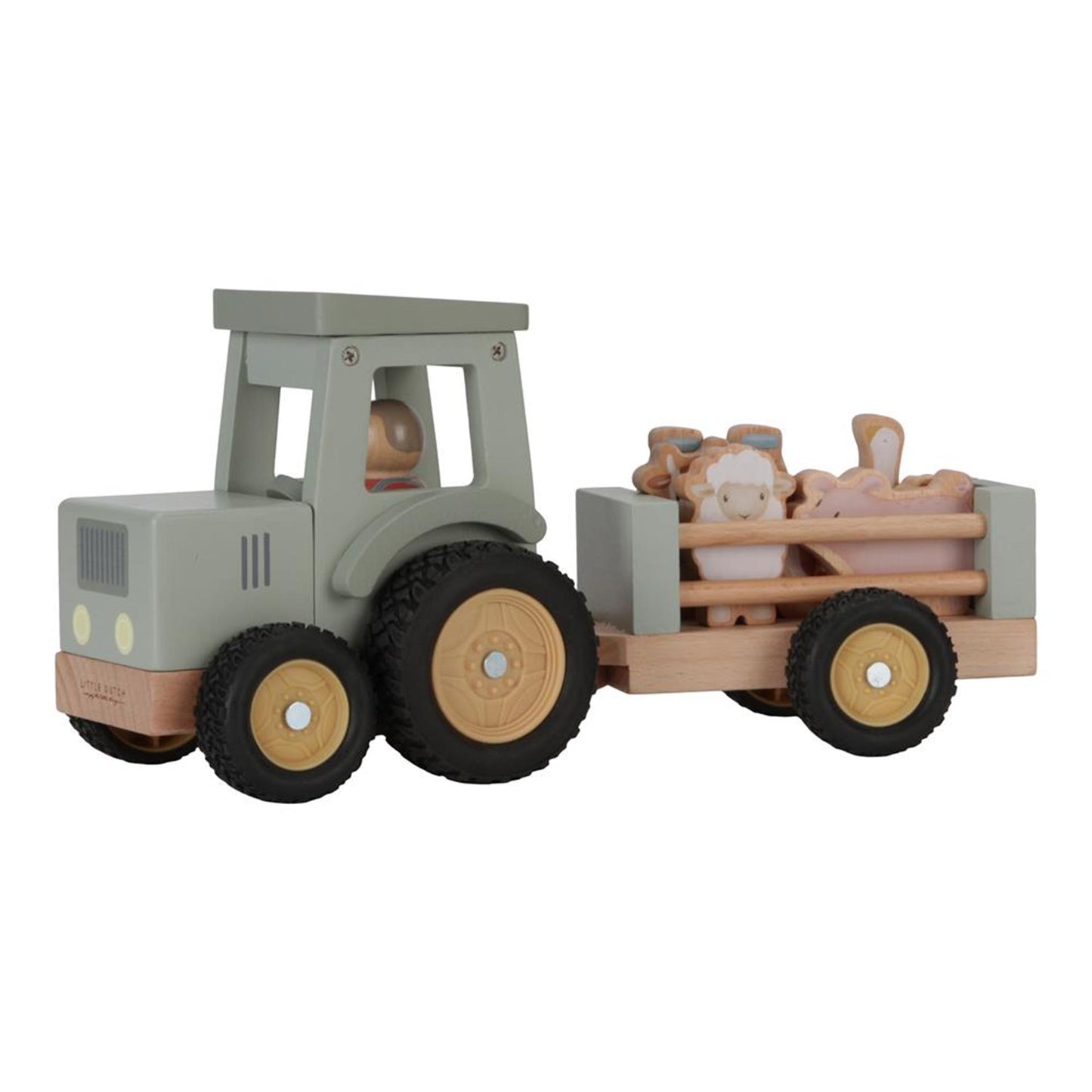 Tiamo Little Farm Tractor con rimorchio