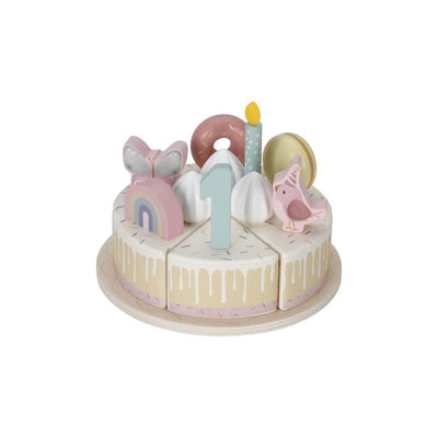 Piccola torta di compleanno olandese rosa FSC