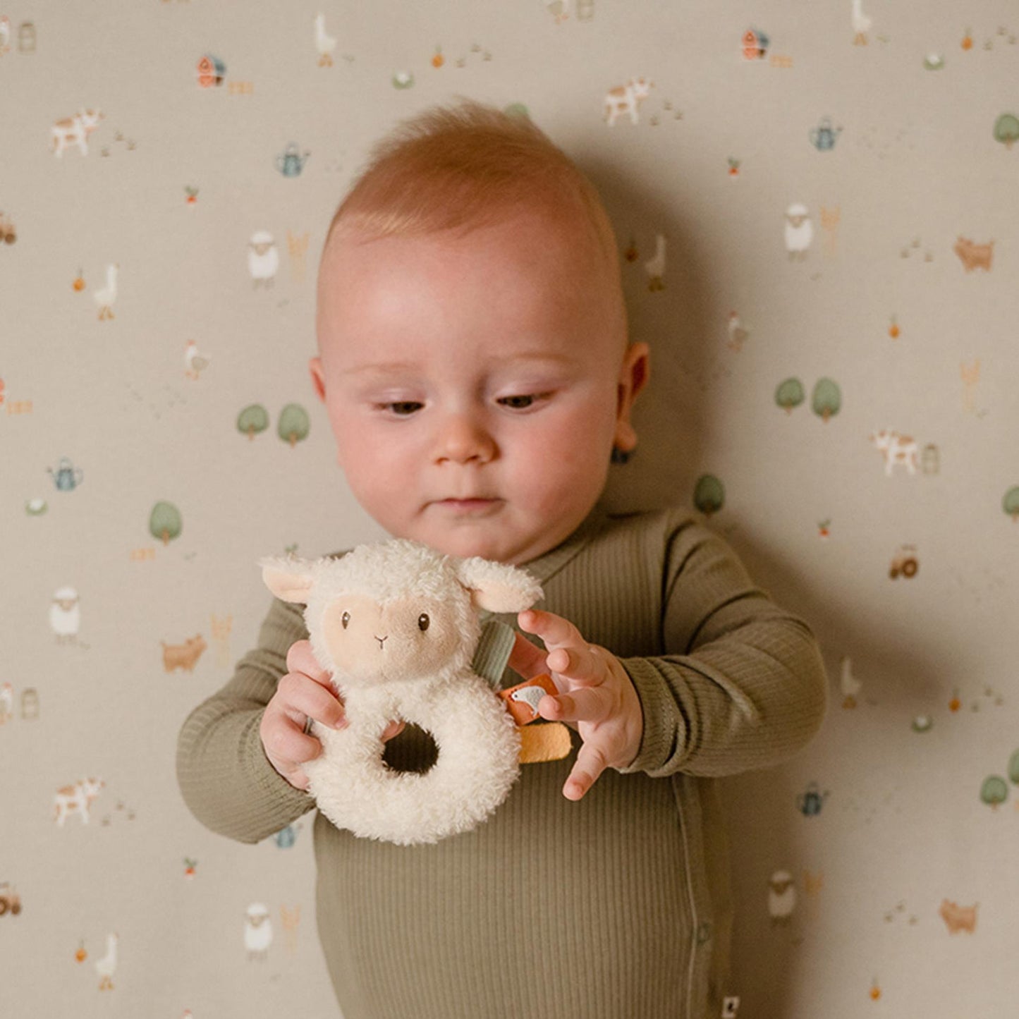 Tiamo Little Farm Morb Angh Rattle Sheep