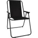 Sedia pieghevole Redcliffs 57x48x42cm nera