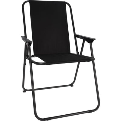 Sedia pieghevole Redcliffs 57x48x42cm nera