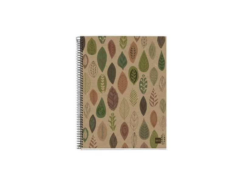 Miquelrius notitieboek - leaves - a5 geruit - 120 blz