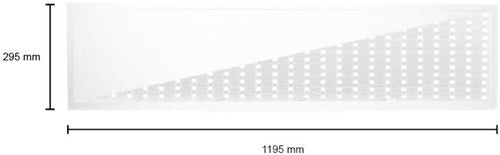 Pannello retroilluminato LED bianco 120x30cm 36w 4500lm tri-bianco - 5016210