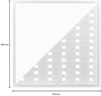 Enzo led backlit paneel wit 60x60cm 36w 4000k 4500lm - 5016221