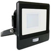 Lampada da costruzione a LED | 30w| 6500k | ip65 | con sensore | corpo nero