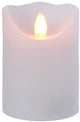 Vela parpadeante LED 7x9cm blanca - 5509400