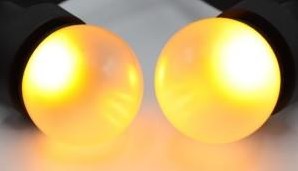 LED ball lamp E27 matt extra warm white 1W - LED0148