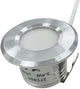 Mini foco empotrable LED 1,5w 2700k 37mm 60° redondo fijo acero lijado - led4632