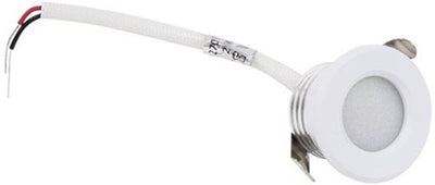 Foco mini empotrable LED 1,5w 2700k 37mm 60° redondo fijo blanco - led4630