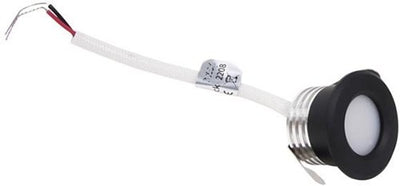 Enzo led mini inbouwspot 1,5w 2700k 37mm 60gr rond vast zwart - led4631