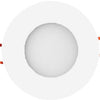 Enzo led panel downlight 3w 3000k incl. driver wit - led2601