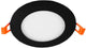 Downlight panel LED 6w 4000k incl. conductor negro - led2612