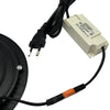 Faretto da pannello LED 9w 3000k incl. driver nero - led2620