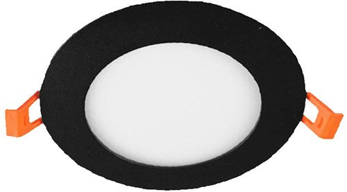 Faretto da pannello LED 9w 3000k incl. driver nero - led2620