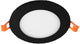 Downlight panel LED 9w 3000k incl. conductor negro - led2620