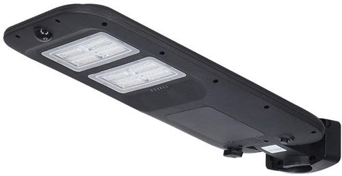 Farola solar LED 14w 4000k negro + interruptor crepuscular - 5014120