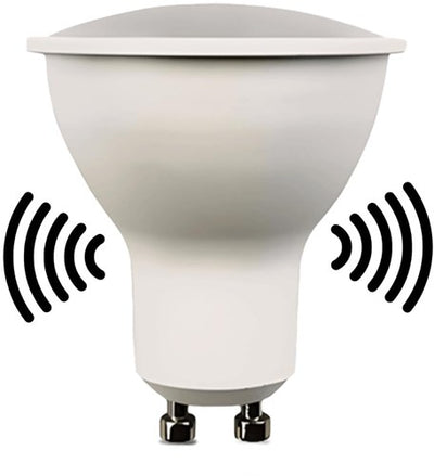 Spot LED gu10 230v 7-75w 120gr bianco 2700k dimmerabile sensore - led0690