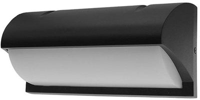 Lampada da parete a LED 12w rettangolo nero 3000k - 5082200