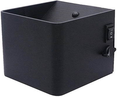 Lampada da parete a LED 6w ricaricabile nera 2700k con sensore - 5082095