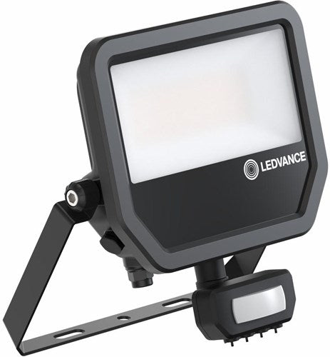 Lampada da cantiere Ledvance LED 50w 4000k nera + sensore - 5017581