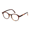 Spectrum leesbril havanna modern rond assorti