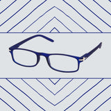 Spectrum Spectrum Reading Glasses Mat Blue Assorti Rectangular Assorti - afbeelding 2